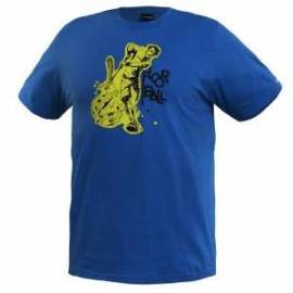 Salming floorball t-shirt tee blue