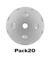 Pack of 20 Balls Oxdog Rotor White